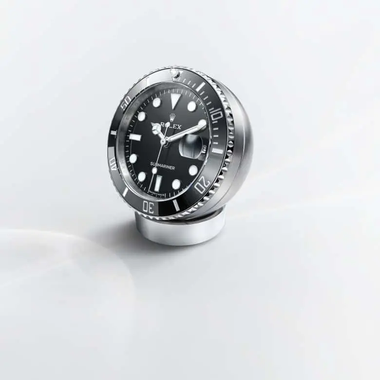 ROLEX パネル　ロレックス Rolex Submariner Date desk clock, c909010ln-0001 | AH Riise