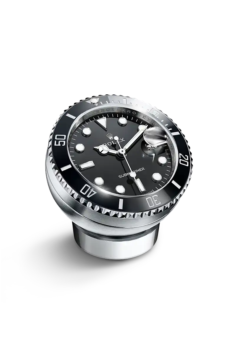 Rolex Submariner Date desk clock in steel, c909010ln-0001 at AH Riise