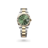 Rolex Datejust 36 in Oystersteel and yellow gold with a Olive green dial, fluted bezel, and Oyster bracelet - AH Riise
