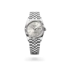 Rolex Datejust 36 in Oystersteel and white gold with a Silver dial, fluted bezel, and Jubilee bracelet, m126234-0013 - AH Riise