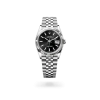 Rolex Datejust 36 in Oystersteel and white gold with a Bright black dial, fluted bezel, and Jubilee bracelet, m126234-0015 - AH Riise