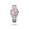 Rolex Datejust 36 in Oystersteel and white gold with a Pink set with diamonds dial, fluted bezel, and Oyster bracelet, m126234-0066 - AH Riise
