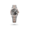 Rolex Datejust 36 in Oystersteel, Everose gold and diamonds with a Slate set with diamonds dial, bezel with diamonds, and Jubilee bracelet, m126281rbr-0035 - AH Riise