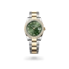 Rolex Datejust 36 in Oystersteel, yellow gold and diamonds with an Olive green Diamond-set dial, and Oyster bracelet, m126283rbr-0036 - AH Riise
