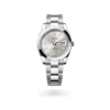 Rolex Datejust 41 in Oystersteel with a Silver dial, smooth bezel, and Oyster bracelet, m126300-0003 - AH Riise