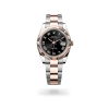 Rolex Datejust 41 in Oystersteel and Everose gold with a Bright black dial, fluted bezel, and Oyster bracelet, m126331-0023 - AH Riise