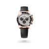 Rolex Cosmograph Daytona in Everose gold with Meteorite and black dial, black monobloc Cerachrom bezel, and Oysterflex bracelet, m126515ln-0008 - AH Riise