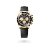 Rolex Cosmograph Daytona in yellow gold with Intense black and champagne-colour dial, and Oysterflex bracelet - AH Riise