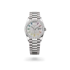Rolex Day-Date 36 in white gold, Diamond-paved dial, bezel Set with diamonds, and President bracelet, m128349rbr-0081 - AH Riise