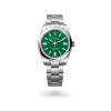Rolex Oyster Perpetual 41  in Oystersteel with a Green dial, domed  bezel, and Oyster bracelet - AH Riise