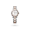Rolex Datejust 31 in Oystersteel and Everose gold with a White dial, fluted bezel, and Oyster bracelet, m278271-0001 - AH Riise