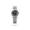 Rolex Datejust 31 in Oystersteel and white gold with a Bright black dial, fluted bezel, and Jubilee bracelet, m278274-0002 - AH Riise