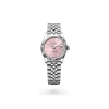 Rolex Datejust 31 in Oystersteel and white gold with a Pink dial, fluted bezel, and Jubilee bracelet, m278274-0014 - AH Riise