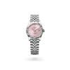 Rolex Datejust 31 in Oystersteel and white gold with a Pink dial, fluted bezel, and Jubilee bracelet, m278274-0020 - AH Riise