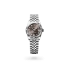 Rolex Datejust 31 in Oystersteel and white gold with a Dark grey set with diamonds dial, fluted bezel, and Jubilee bracelet, m278274-0028 - AH Riise