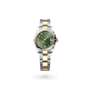 Rolex Datejust 31 in Oystersteel, yellow gold and diamonds with an Olive green set with diamonds dial, and Oyster bracelet - AH Riise