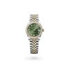 Rolex Datejust 31 in Oystersteel, yellow gold and diamonds with an Olive green Diamond-set dial, and Jubilee bracelet, m278383rbr-0016 - AH Riise