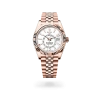 Rolex Sky-Dweller in Everose gold with a Intense white dial, fluted bezel, and Jubilee bracelet, m336935-0007 - AH Riise