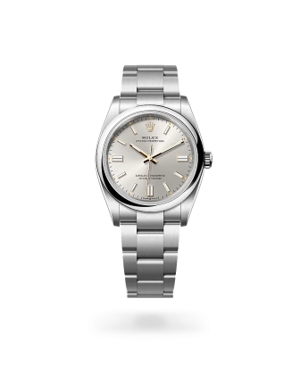 Rolex Oyster Perpetual 36 in Oystersteel with a Silver dial, domed  bezel, and Oyster bracelet - AH Riise