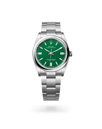 Rolex Oyster Perpetual 36 in Oystersteel with a Green dial, domed  bezel, and Oyster bracelet, m126000-0005 - AH Riise