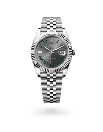 Rolex Datejust 41 in Oystersteel and white gold with a Slate dial, and Jubilee bracelet, m126334-0018 - AH Riise