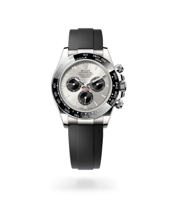 Rolex Cosmograph Daytona in white gold with Steel and bright black dial, and Oysterflex bracelet, m126519ln-0006 - AH Riise