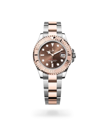 Rolex Yacht-Master 37 in Oystersteel and Everose gold with a Chocolate dial, gold bezel, and Oyster bracelet - AH Riise