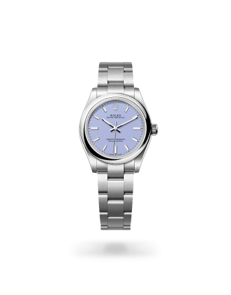 Rolex Oyster Perpetual 31 in Oystersteel with a Lavender dial, domed  bezel, and Oyster bracelet - AH Riise