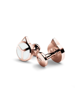 Rolex ‘Hand’ cufflinks in Everose gold, A1025 at AH Riise