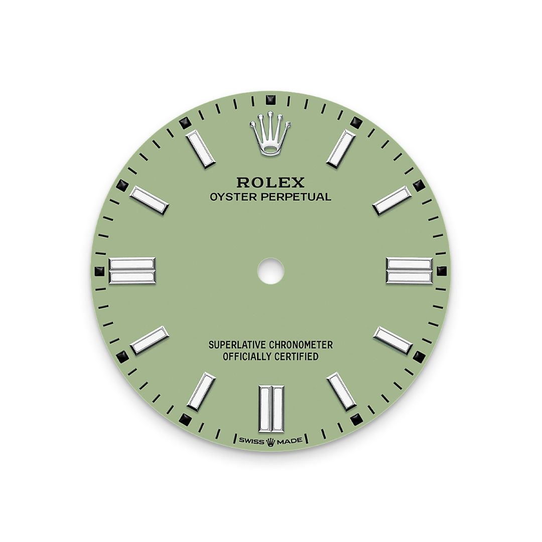 Rolex Oyster Perpetual 36 in Oystersteel with a Pistachio dial, domed  bezel, and Oyster bracelet, m126000-0011 - AH Riise