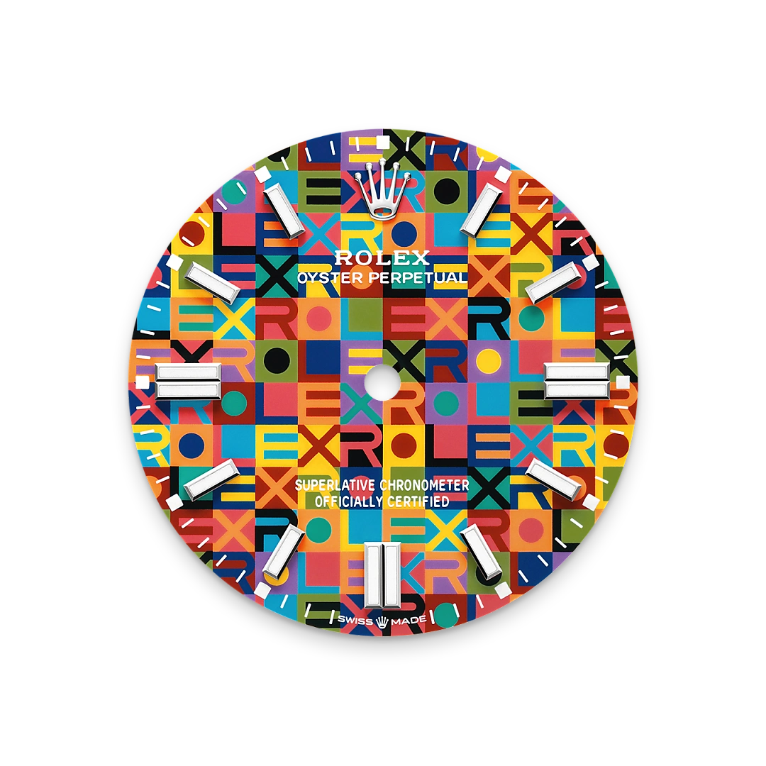 Rolex Oyster Perpetual 36 in Oystersteel with a Multicoloured, Jubilee motif dial, domed  bezel, and Oyster bracelet, m126000-0016 - AH Riise