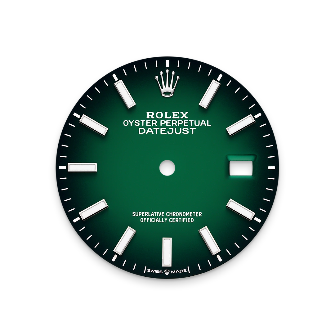 Rolex Datejust 36 in Oystersteel with a Green ombré dial, domed bezel, and Jubilee bracelet, m126200-0026 - AH Riise