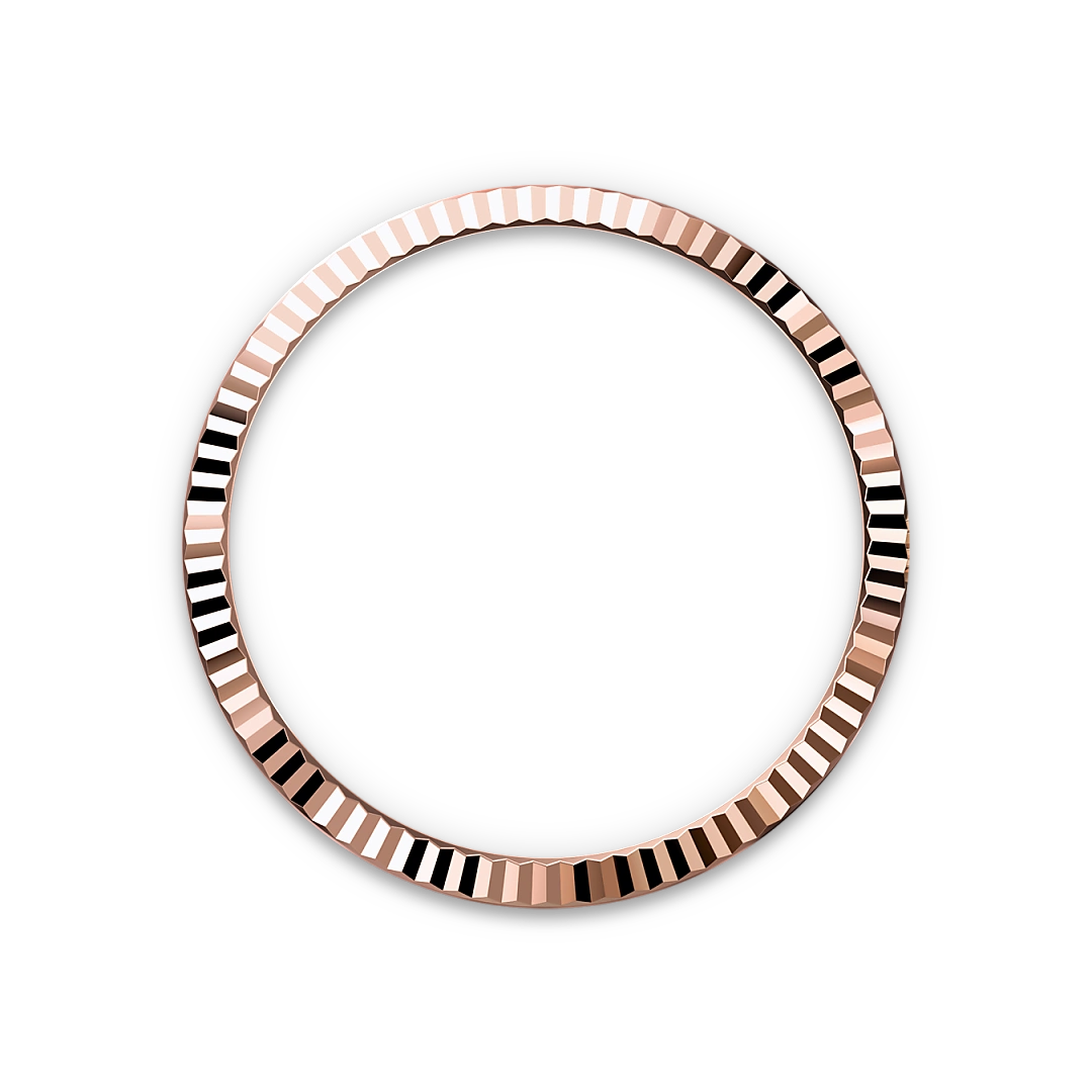 Rolex Datejust 36 in Oystersteel and Everose gold with a Chocolate dial with diamonds, fluted bezel, and Oyster bracelet - AH Riise