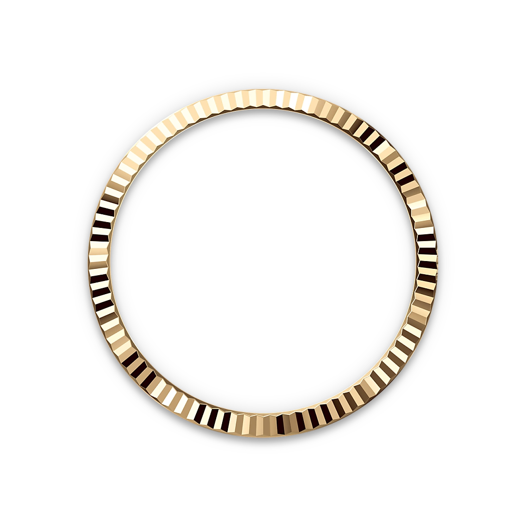 Rolex Datejust 36 in Oystersteel and yellow gold with a bright black dial with diamonds, fluted bezel, and Oyster bracelet - AH Riise