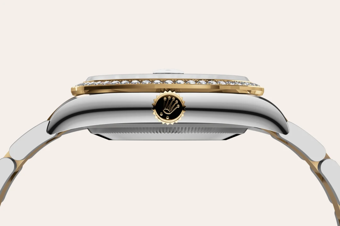 Rolex Datejust 36 in Oystersteel, yellow gold and diamonds with an Olive green Diamond-set dial, and Oyster bracelet, m126283rbr-0036 - AH Riise