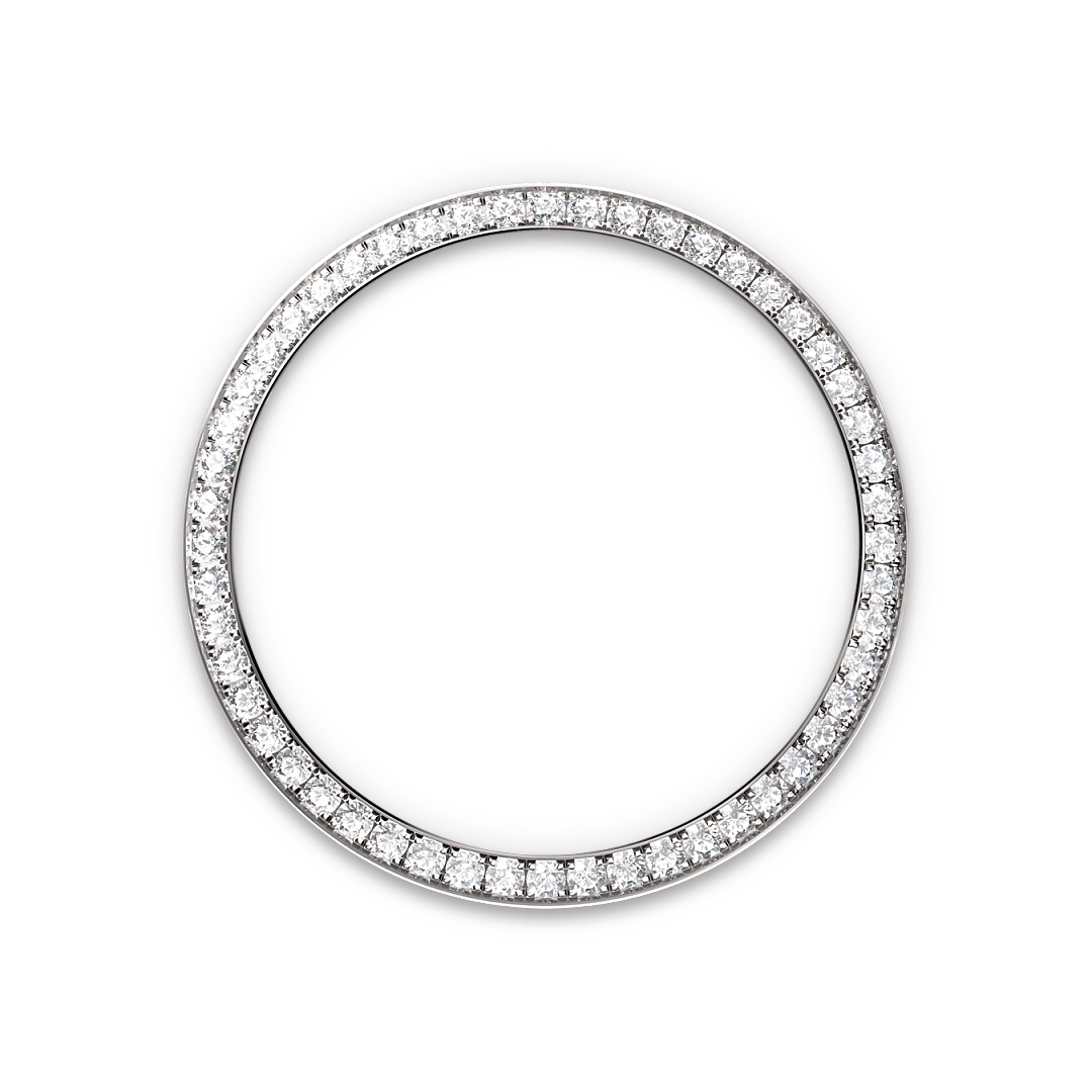 Rolex Datejust 36 in Oystersteel, white gold and diamonds with a BLUEer-of-pearl dial with diamonds, bezel with diamonds, and Jubilee bracelet, m126284rbr-0029 - AH Riise