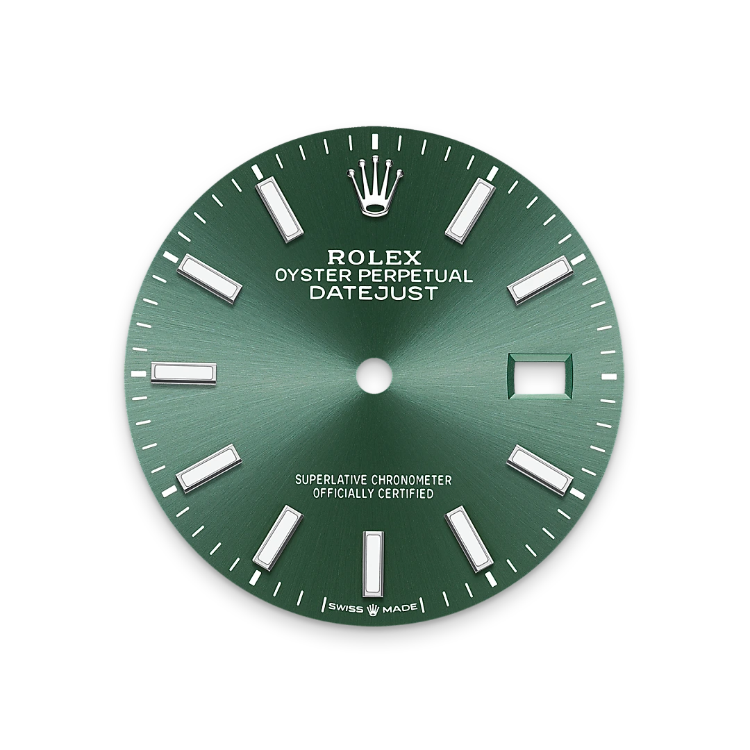 Rolex Datejust 36 in Oystersteel, white gold and diamonds with a Mint green dial, bezel with diamonds, and Jubilee bracelet, m126284rbr-0043 - AH Riise