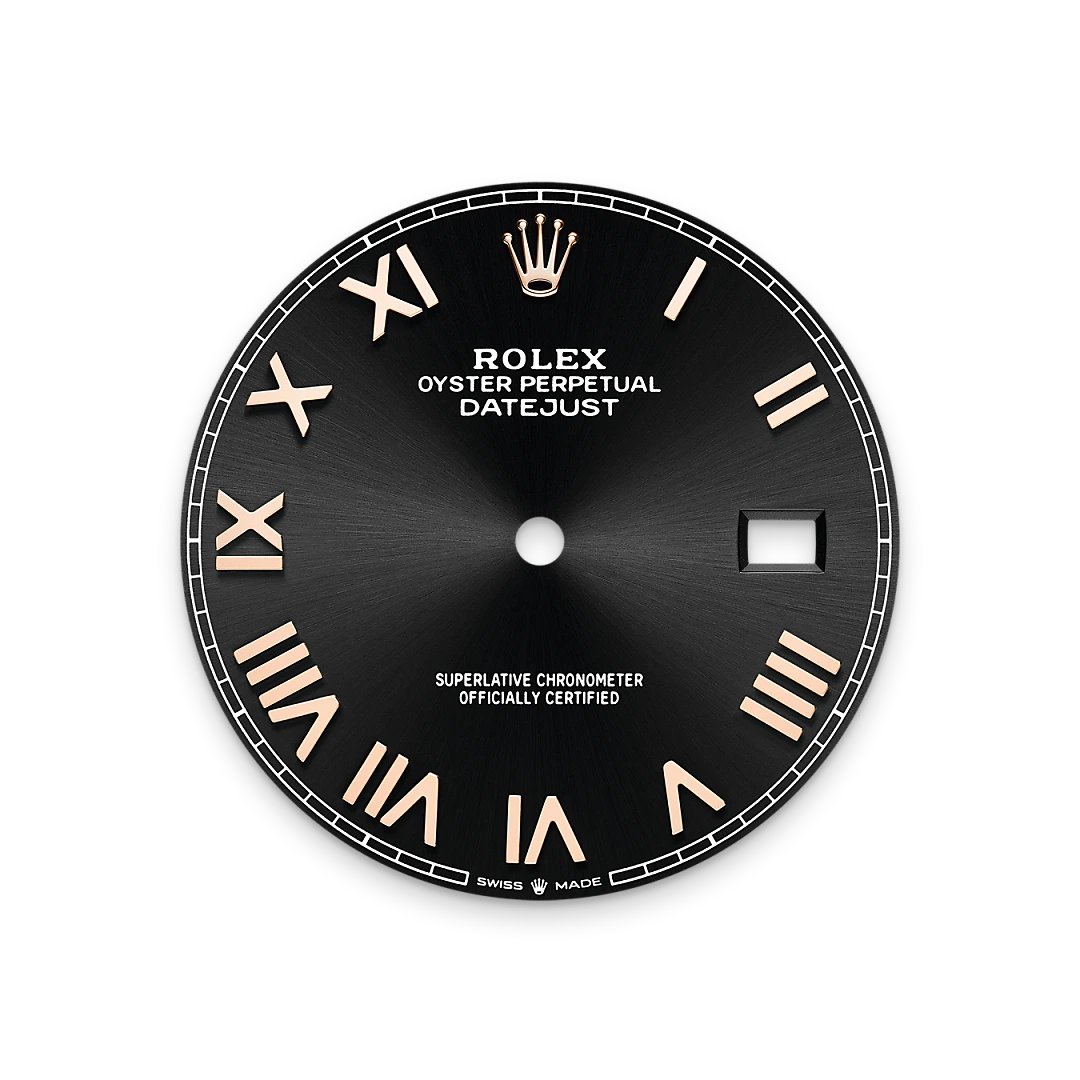 Rolex Datejust 41 in Oystersteel and Everose gold with a Bright black dial, fluted bezel, and Oyster bracelet, m126331-0023 - AH Riise