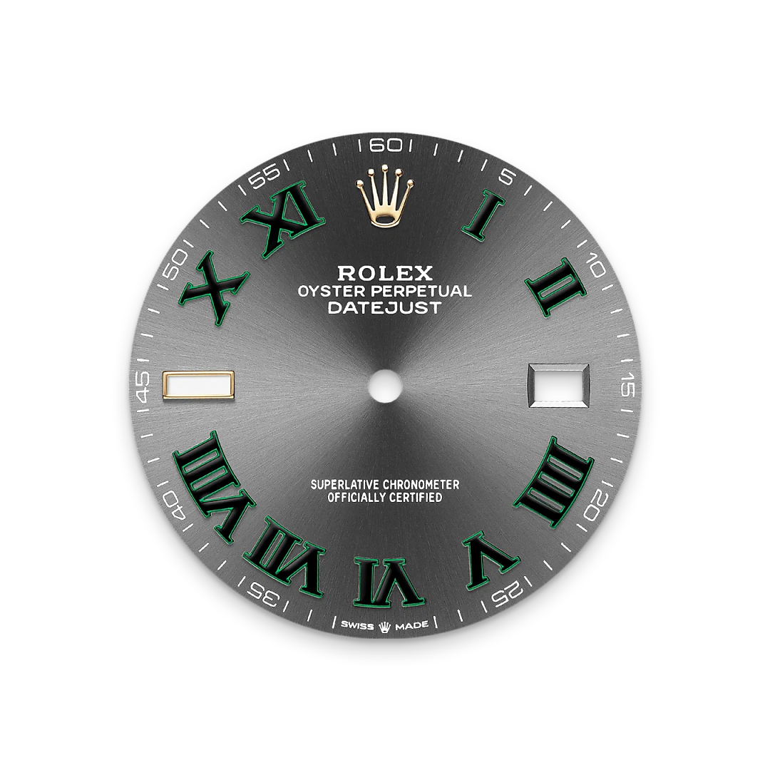 Rolex Datejust 41 in Oystersteel and yellow gold with a Slate dial, fluted bezel, and Jubilee bracelet, m126333-0020 - AH Riise Rolex Datejust 41 in Oystersteel and yellow gold with a Slate dial, fluted bezel, and Jubilee bracelet, m126333-0020 - AH Riise