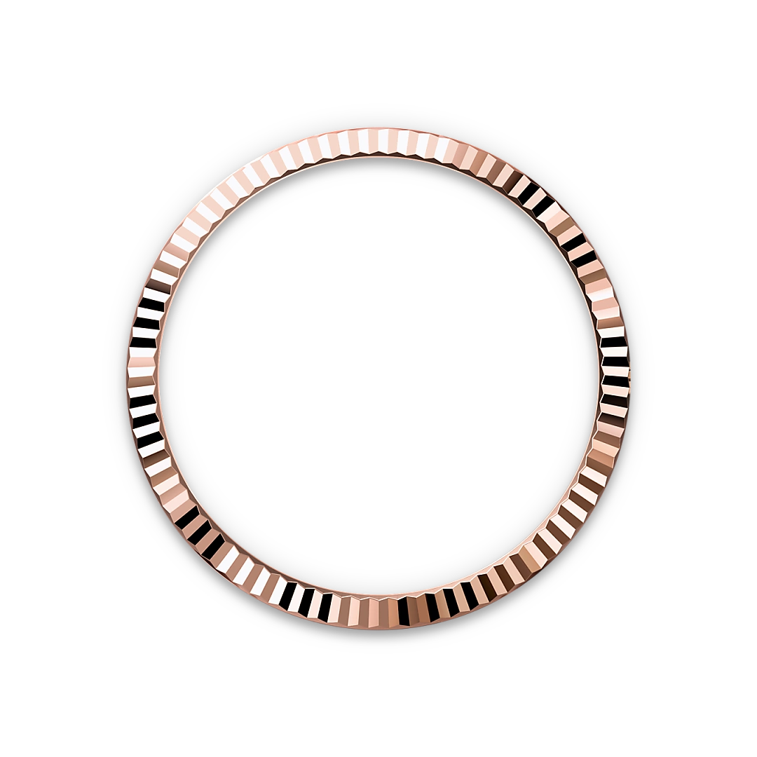 Rolex Day-Date 36 in Everose gold, Green aventurine dial with diamonds, fluted bezel, and President bracelet, m128235-0068 - AH Riise Rolex Day-Date 36 in Everose gold, Green aventurine dial with diamonds, fluted bezel, and President bracelet, m128235-0068 - AH Riise
