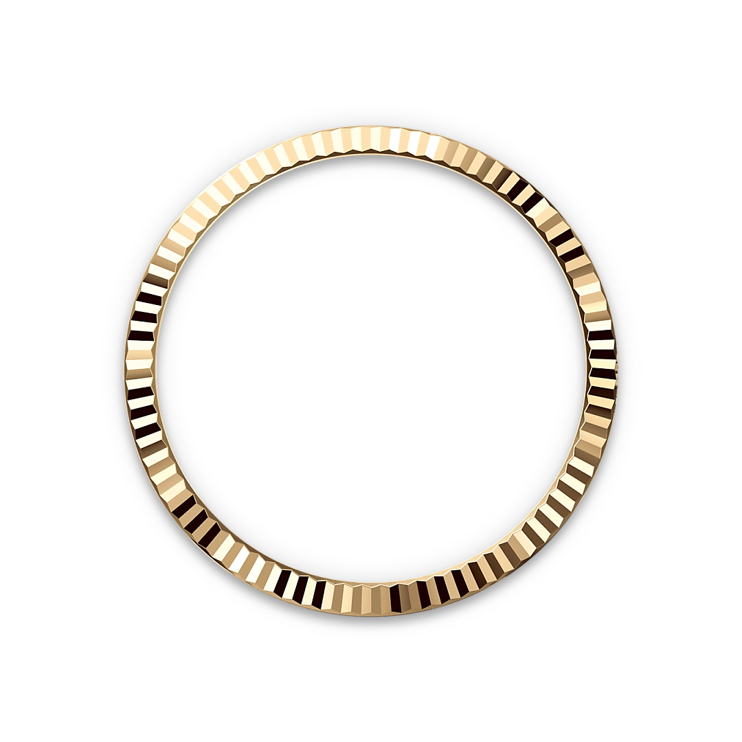 Rolex Day-Date 36 in yellow gold with a Green ombré set with diamonds dial, fluted bezel, and President bracelet, m128238-0069 - AH Riise Rolex Day-Date 36 in yellow gold with a Green ombré set with diamonds dial, fluted bezel, and President bracelet, m128238-0069 - AH Riise