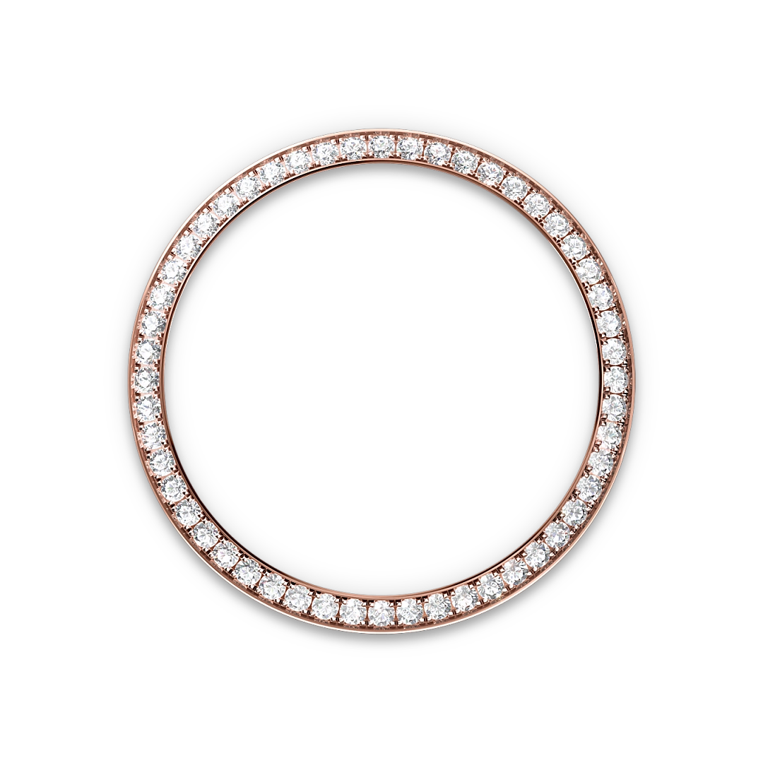 Rolex Day-Date 36 in Everose gold, Blue-green set with diamonds dial, Diamond-set bezel, and President bracelet, m128345rbr-0083 - AH Riise Rolex Day-Date 36 in Everose gold, Blue-green set with diamonds dial, Diamond-set bezel, and President bracelet, m128345rbr-0083 - AH Riise