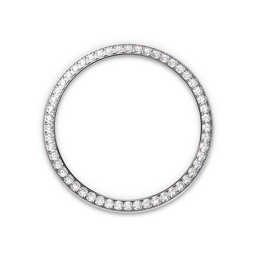 Rolex Day-Date 36 in white gold, Diamond-paved dial, bezel Set with diamonds, and President bracelet, m128349rbr-0081 - AH Riise