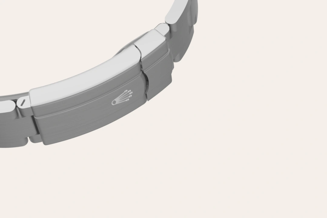 Rolex Oyster Perpetual 41 in Oystersteel with a pistachio dial, domed bezel, and Oyster bracelet, m134300-0006 - AH Riise Rolex Oyster Perpetual 41 in Oystersteel with a pistachio dial, domed bezel, and Oyster bracelet, m134300-0006 - AH Riise