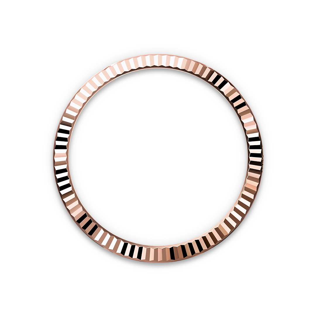 Rolex Day-Date 40 in Everose gold with a Chocolate dial set with diamonds, fluted bezel, and President bracelet, m228235-0003 - AH Riise