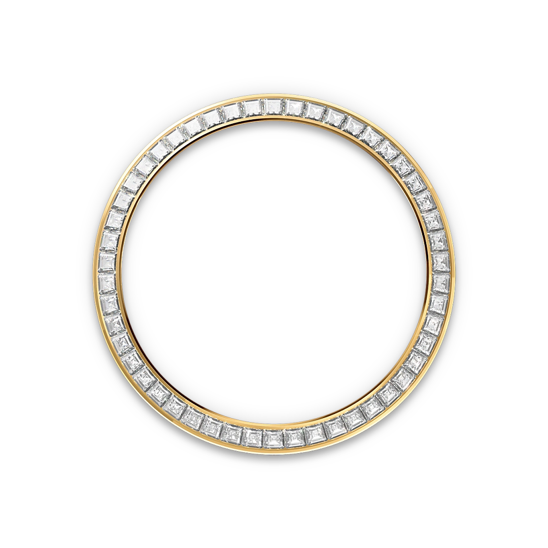 Rolex Day-Date 40 in yellow gold, Green ombré dial, Diamond-set bezel , and President bracelet, m228398tbr-0042 - AH Riise Rolex Day-Date 40 in yellow gold, Green ombré dial, Diamond-set bezel , and President bracelet, m228398tbr-0042 - AH Riise
