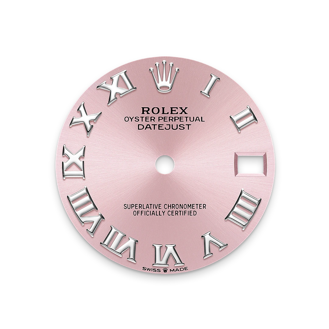 Rolex Datejust 31 in Oystersteel and white gold with a Pink dial, fluted bezel, and Jubilee bracelet, m278274-0020 - AH Riise Rolex Datejust 31 in Oystersteel and white gold with a Pink dial, fluted bezel, and Jubilee bracelet, m278274-0020 - AH Riise