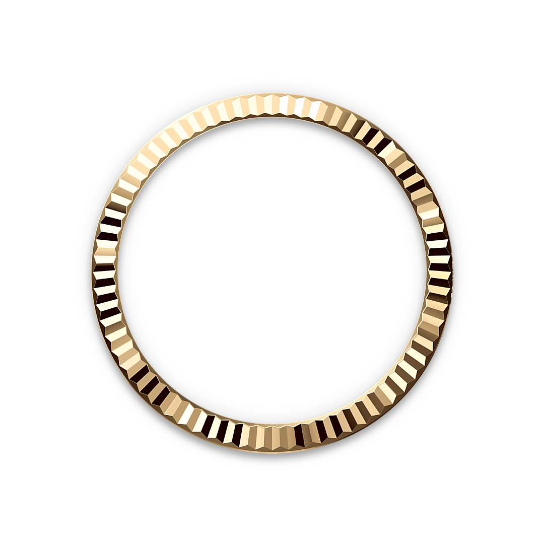 Rolex Datejust 31 in yellow gold with a Red ombré set with diamonds dial, fluted bezel, and President bracelet, m278278-0049 - AH Riise Rolex Datejust 31 in yellow gold with a Red ombré set with diamonds dial, fluted bezel, and President bracelet, m278278-0049 - AH Riise