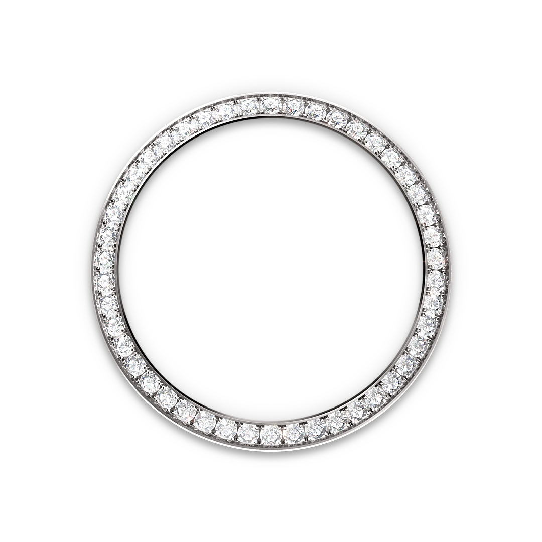 Rolex Datejust 31 in white gold and diamonds with a Mint green dial, bezel with diamonds, and President bracelet, m278289rbr-0015 - AH Riise