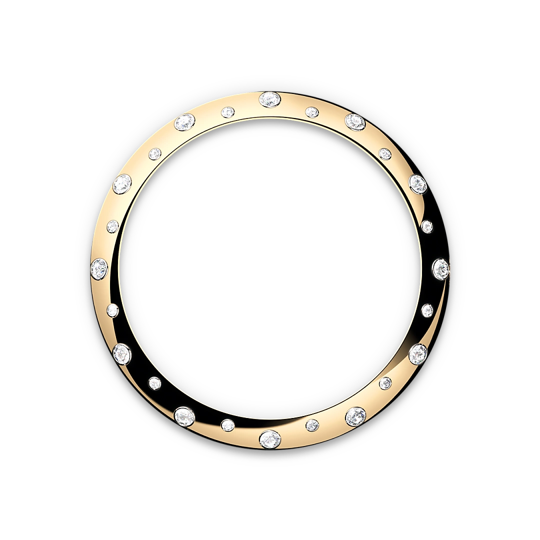 Rolex Datejust 31 in Oystersteel, yellow gold and diamonds with an Olive green Domed, set with diamonds dial, and Oyster bracelet, m278343rbr-0015 - AH Riise